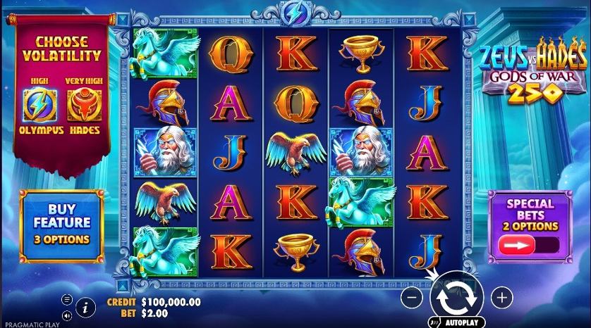 Zeus vs Hades – Gods of War 250